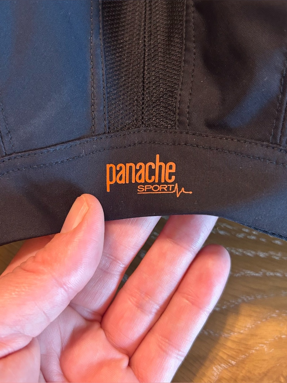 Panache Sport Power 5021 High-Impact Sports Bra In Black Size 36G - Picture 2 of 6